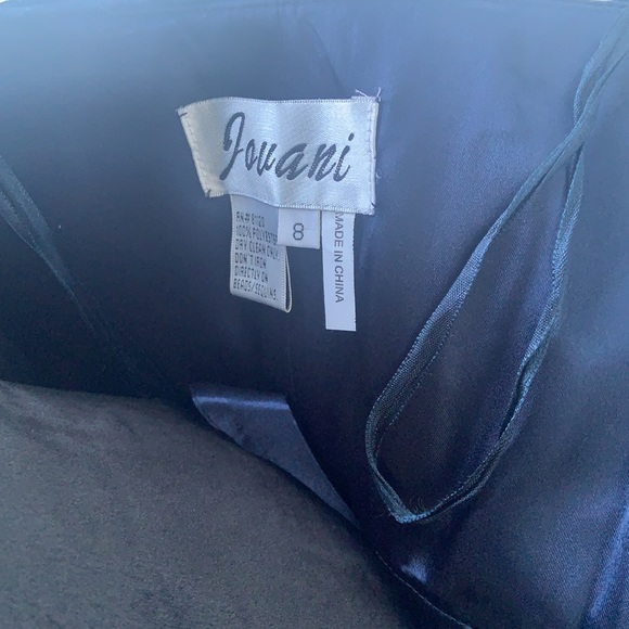 Jovani sz 8 prom party dress blue cocktail wedding party dress - Picture 8 of 16